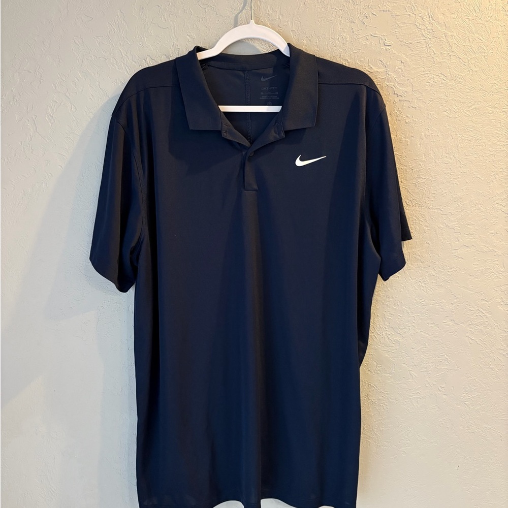 Nike Men's Dark Blue Polo Shirt